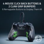 Razer Wolverine V3 Tournament Edition 8K PC Wired Gaming Controller: 8000 Hz Polling Rate - TMR Thumbsticks w/Swappable Caps - Ergonomic Design - 6 Remappable Buttons - Fast Triggers - Black - Image 6