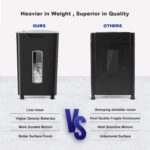 Paper Shredder for Home Office, 60 Sheets Auto Feed, 55dB Super Quiet, P-4 Cross Cut, 2.4m/min High-Speed Shredding, 5.8 Gallon Bin, CD/Credit Card Shredder with Anti-Jam & Dual Modes - Image 6
