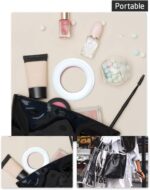 XINBAOHONG Selfie Ring Light Rechargeable Portable Clip-on Selfie Fill Light with 40 LED for Smart Phone Photography, Camera Video, Girl - Image 6