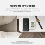 SAMSUNG 15W Wireless Charger Duo w/USB C Cable, Charge 2 Devices at Once, Cordless Super Fast Charging Pad for Galaxy Phones and Devices, 2022, US Version, Black - Image 6