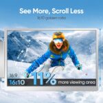 LXU 16-inch Portable Monitor for Laptop | 2025 New Upgraded 1200P 16:10 FHD Screen Extender | Plug-Play Laptop Extended Monitor | USB-C/HDMI Triple Display for 12~18.5" MacOS/Windows | 360° Rotatable - Image 5