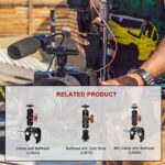 Magic Arm with Double Ball Head and 1/4" Screw - Compatible with Super Clamp, Camera Cage, Monitor and Microphone - Max Load up to 2kg / 4.4lb - Image 8