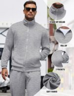 COOFANDY Men's Tracksuits Casual Sweatsuit 2 Piece Full Zip Athletic Jogging Suit Sets Sport Sweat Suit - Image 5