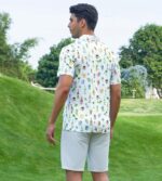 Alex Vando Mens Hawaiian Golf Shirt Moisture Wicking Digital Print Golf Shirts for Men - Image 6