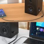 J&D 3.5mm to RCA Adapter Cable, Gold Plated 3.5mm Female to 2 RCA Male Stereo Audio Y Cable for Record Player, Speakers, Home Theater, Smartphone, MP3, 12 Feet - Image 4