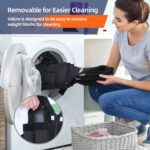 Sportneer Adjustable Weighted Vest Weights: 2-18 lbs/2-40 lbs Washable Weight Vest 16 In 1 Fast Adjust Rucking Vest for Women and Men Home Gym Workout Fitness Strength Training Vests - Image 3