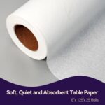 Jointown Headrest Paper Rolls, 8.5" x 225'- 25 Pack - Smooth Econamic 16 Pound-Disposable Face Cradle Surface Paper Spool for Medical, Exam and Chiropractic Tables - Image 5