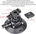 SUNWAYFOTO BS-01 Suction Cup Mount Ball Head for DSLR Camera,Phone Holder,Gopro for Car,Load 22lbs.(10KG) - Image 8