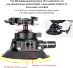 SUNWAYFOTO BS-01 Suction Cup Mount Ball Head for DSLR Camera,Phone Holder,Gopro for Car,Load 22lbs.(10KG) - Image 10