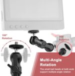 Mini Magic Arm with Dual Ball Head and 1/4'' Screw - Compatible with Super Clamp, Camera Cage, Monitor, and Microphone - Max Load 4.4lb/2kg - Image 5
