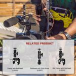 Mini Magic Arm with Dual Ball Head and 1/4'' Screw - Compatible with Super Clamp, Camera Cage, Monitor, and Microphone - Max Load 4.4lb/2kg - Image 8