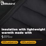 Ellobird Mens Lightweight Puffer Vest Men Work Hiking Casual Winter Cotton Quilted Jacket Workwear - Image 7
