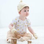 Baby Bodysuit 6 Pack Soft Mixed Ribbed Short Sleeve Romper Infant Boy Girl Clothes Set - Image 5