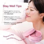 Terez & Honor Collagen Face Mask 4-Pack & Eye Patches 60 Pcs Hydrogel Set - Korean Self Care for Wrinkles, Fine Lines, Pores, Elasticity, Eye Puffiness, Dark Circles - Deep Hydrating, Firming, Glowing - Image 8