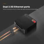 BOSGAME P4 Mini PC Gaming, AMD Ryzen 7 5825U Desktop Computer, 16GB DDR4 512GB SSD Mini Computers (up to 4.5Ghz), 4K Triple Display Micro Desktop PC BT5.2/Wi-Fi6E - Image 6