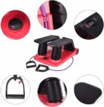 Stepper Climber Fitness Machine, Air Stair Climber Stepper Machine, Cardio Training Step Climber Machine Adjustable Fitness Exercise Machine Resistance Bands, Comfortable Foot Pedals - Image 8