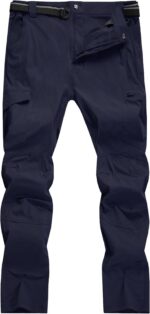 Men's Cargo Work Hiking Pants Lightweight Water Resistant Quick Dry Fishing Travel Camping Outdoor Breathable Multi Pockets - Image 3