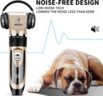 Cordless Dog Clippers - Low Noise Rechargeable Trimmer for Thick Coats & Pets - Image 4