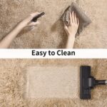 Soft Runner Rugs for Bedroom Hallways, 2x6 Beige Fluffy Shag Throw Area Rug Non Slip for Bedside Dorm, Long Shaggy Furry Carpet for Nursery Living Room - Image 8