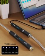 VEHHE USB Lighter, Candle Electric Lighter with Safety Lock Rechargeable Arc Lighters with LED Display, 360° Flexible Long Neck Lighters for Candles Grilling Cooking Barbecue Camping Windproof - Image 5