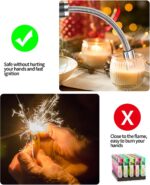 VEHHE USB Lighter, Candle Electric Lighter with Safety Lock Rechargeable Arc Lighters with LED Display, 360° Flexible Long Neck Lighters for Candles Grilling Cooking Barbecue Camping Windproof - Image 9