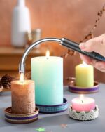 VEHHE USB Lighter, Candle Electric Lighter with Safety Lock Rechargeable Arc Lighters with LED Display, 360° Flexible Long Neck Lighters for Candles Grilling Cooking Barbecue Camping Windproof - Image 10