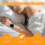 BXUXOHS Magnetic Nylon Bands for Samsung Galaxy Watch 8 Band/Galaxy Watch 8 Classic,Braided Elastic Fabric No Gap Sport Strap for Galaxy Watch 8/8 Classic 40mm 44mm 46mm men/women - Image 6