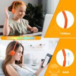 Kids Headphones Bulk 10 Pack for Classroom School Students,Wholesale Class Set Headphones for Children Teens Boys Girl Multi Color (B) - Image 4