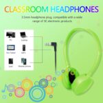 Kids Headphones Bulk 10 Pack for Classroom School Students,Wholesale Class Set Headphones for Children Teens Boys Girl Multi Color (B) - Image 5