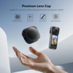 MYAKON Carrying Case for Insta360 X4 Accessories, Tempered Glass Screen Protectors (3 Pack), Silicone Protective Silicone Sleeve Case Cover and Lens Cap for Insta 360 X4 Accessories Bundle - Image 7