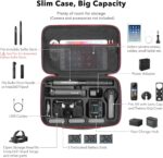 MYAKON Carrying Case for Insta360 X4 Accessories, Tempered Glass Screen Protectors (3 Pack), Silicone Protective Silicone Sleeve Case Cover and Lens Cap for Insta 360 X4 Accessories Bundle - Image 8