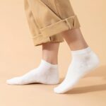 Losa Kute 6 Pairs Mens Ankle Socks Cotton Low Cut Socks for men 9-11 10-13 - Image 4
