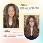 Newfeeling Brown Clip in Hair Extensions 18 Inch 75g Real Human Hair Natural Silky Straight Remy Human Hair for Women #6 Light Brown Hair Extensions Clip ins - Image 7