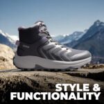 NORTIV 8 Women's Hiking Boots Waterproof with Arch Support Sneakers Walking Outdoor Comfortable Lightweight Boot Echo Mid - Image 9