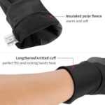 FanVince Winter Gloves Touch Screen Water Resistant Windproof Thermal for Running Cycling Driving Hiking for Men Women - Image 4
