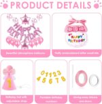 Birthday Hat for Cat with Bandana, Cute Kitten Outfit and Celebration Accessories, Cat Birthday Party Supplies (Pink) - Image 4