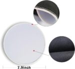 Mouse Pad，Crescent Moon accompanied by Clouds Stars Funny Round Mousepad with Design，Small Non-Slip Rubber Gaming Pads，Office Dorm Computer Laptop Mouse pad 7.9 x 7.9 Inch - Image 5