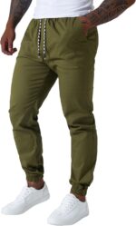 Mens Casual Cargo Pants Outdoor Hiking Jogging Pants Men Joggers Sweatpants Cotton Track Workout Pants - Image 3