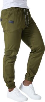 Mens Casual Cargo Pants Outdoor Hiking Jogging Pants Men Joggers Sweatpants Cotton Track Workout Pants - Image 5