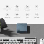 BOSGAME E2 Mini PC, Mini Computers with AMD Ryzen 5 3550H, 16GB DDR4 512GB PCIe SSD, 4K Triple Display, Type-C & USB3.2, RJ45, Wi-Fi 5/BT 5.0, Micro Desktop Computer for Office, Home & Streaming - Image 3
