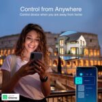 GHome Smart Power Strip with 3 USB Ports & 3 Smart Outlets Plugs That Work with Alexa & Google Home, WiFi Surge Protector, Flat Plug for Home Office Travel, 10A - Image 6