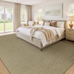 Easy Jute Rug 8x10 Natural Rugs: Washable Woven Area Rug Non Slip Non Shedding Indoor Outdoor Carpet Large Rugs for Living Room Bedroom Dining Room Farmhouse Patio (8'x10' Natural) - Image 5