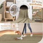 Easy Jute Rug 8x10 Natural Rugs: Washable Woven Area Rug Non Slip Non Shedding Indoor Outdoor Carpet Large Rugs for Living Room Bedroom Dining Room Farmhouse Patio (8'x10' Natural) - Image 6