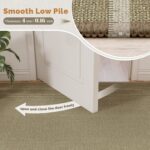 Easy Jute Rug 8x10 Natural Rugs: Washable Woven Area Rug Non Slip Non Shedding Indoor Outdoor Carpet Large Rugs for Living Room Bedroom Dining Room Farmhouse Patio (8'x10' Natural) - Image 8