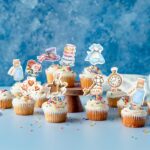 Gyufise 36Pcs Alice Cupcake Toppers Butterfly Flower Bowl Key Clock Eat Me Cupcake Picks Tea Party Cake Decorations for Baby Shower Birthday In Wonderland Party Decorations - Image 6