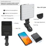 Selfie Light, Phone Light with Front & Back Clip, 60 LED Portable Light with 3 Modes, 5000mAh Rechargeable Video Light for Phone, iPhone, IPad, Laptop, TikTok, Makeup, Live Stream, Vlog - Image 7