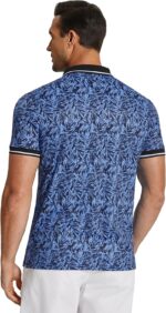 COOFANDY Men's Polo Shirts Short Sleeve Print Performance Golf Shirts Fashion Casual Beach Collared T-Shirts - Image 3