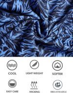 COOFANDY Men's Polo Shirts Short Sleeve Print Performance Golf Shirts Fashion Casual Beach Collared T-Shirts - Image 6