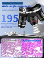 Microscope for Adults 40X-5000X Magnification Lab Grade with Dual Mechanical Stages and HD USB Camera Trinocular Microscope - Image 4