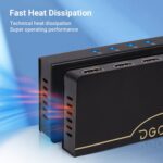 DGODRT 8K@60Hz HDMI Splitter 1 in 4 Out, 1x4 Power HDMI 2.1 Splitter 4 Ports Distributor Box, Support 4K@120HZ HDCP 2.3 3D HDR 48 Gbps for HDTV, Fire Stick, PS5, Xbox, Blu Ray(HDsplit8K-4P) - Image 7